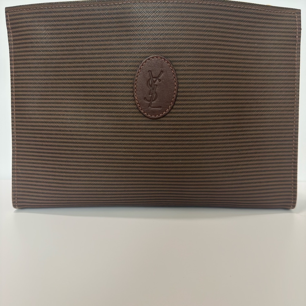 Yves Saint Laurent Brown Leather Men's Bag